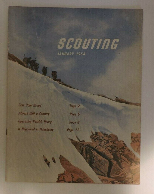 Scouting Magazine January 1958 (Operation Patrick Henry)