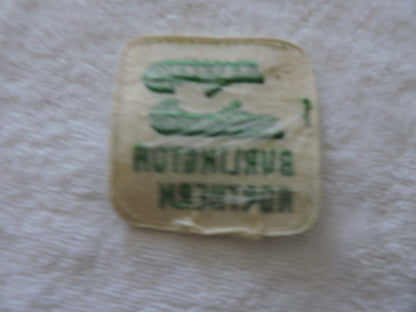 BURLINGTON NORTHERN RAILROAD PATCH (2.5 INCH SQUARE)