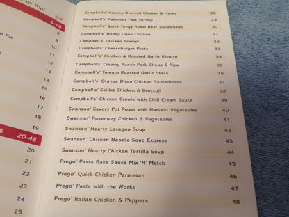 Campbell's Easy Meal Ideas Cookbook