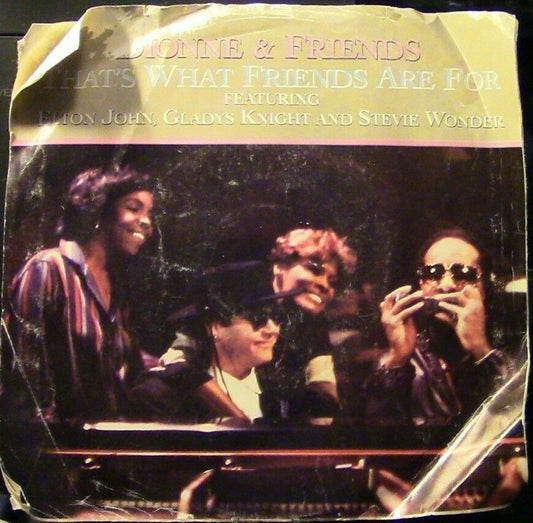 That's What Friends Are For, 45 RPM Vinyl Record (Elton John, Glady's Knight)