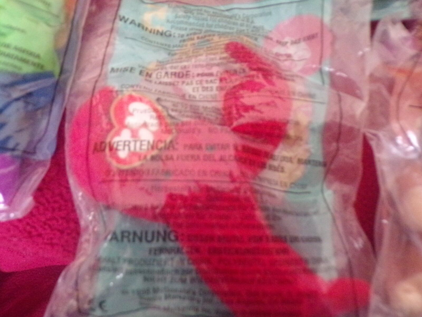 Lot (10 differrent animals) of McDonald's Collectable Ty Toy Animals.