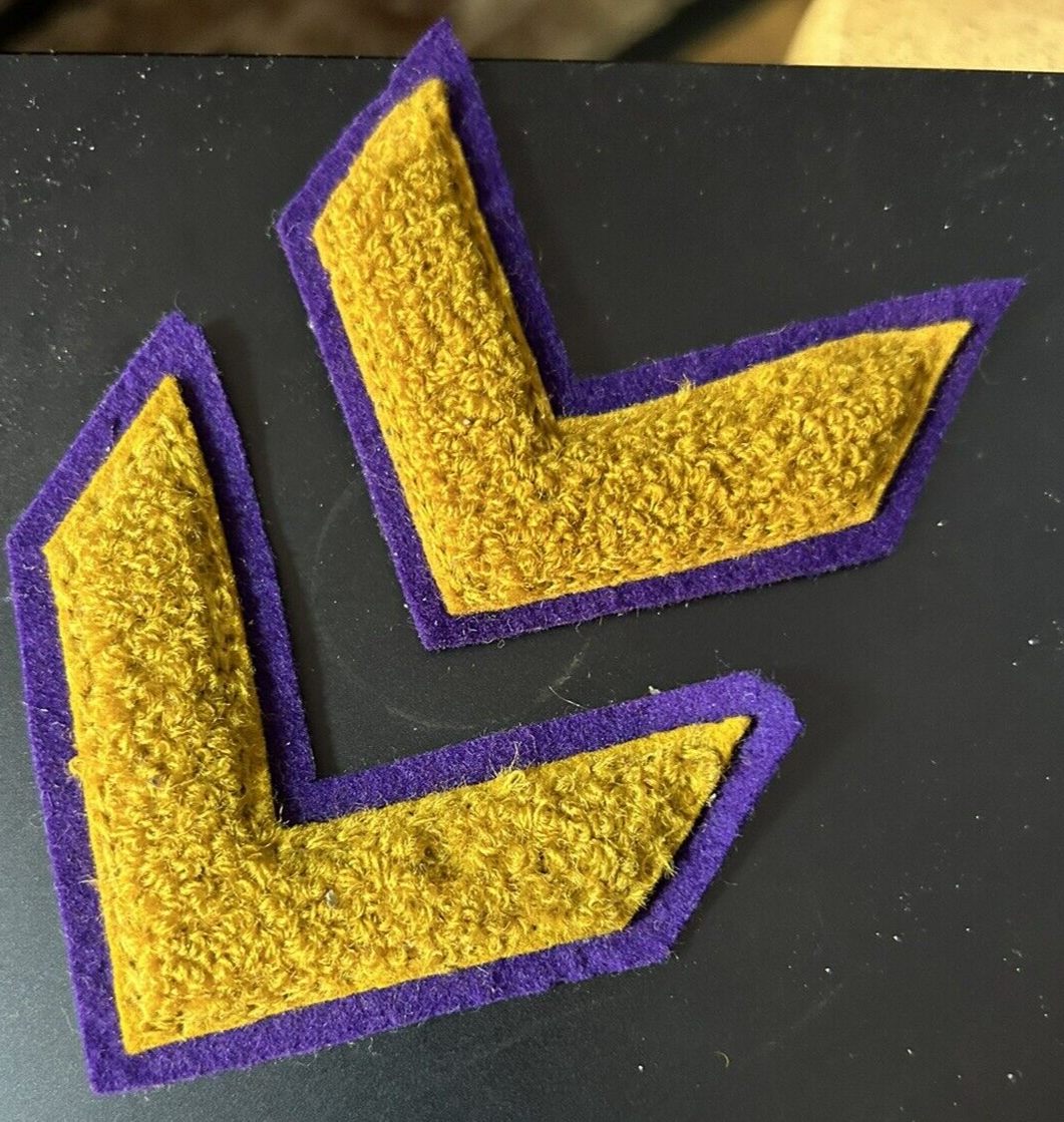 VINTAGE HIGH SCHOOL JACKET LETTER SUPPORT PATCH SET