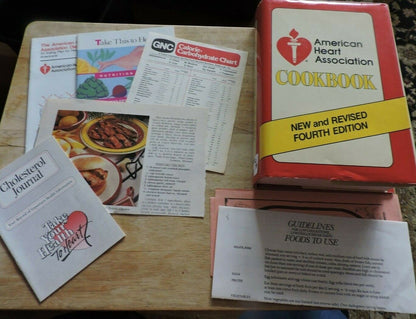 AMERICAN HEART ASSOCIATION COOKBOOK--NEW AND REVISED FOURTH EDITION--1984