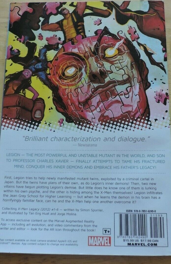 XMEN Legacy Prodical Book