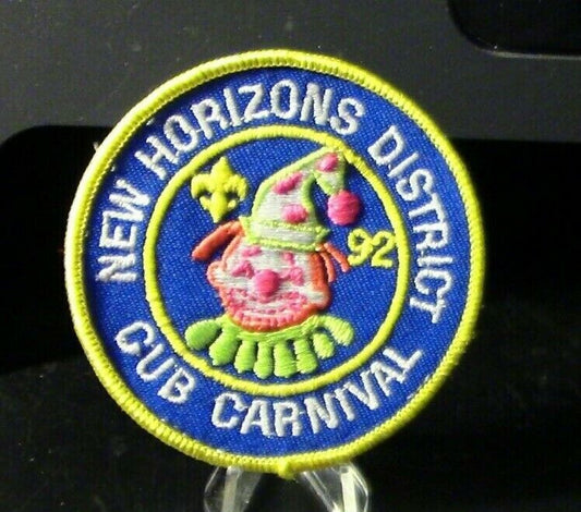 BSA-Cub Scouts:  New Horizons District "Cub Carnival" Patch