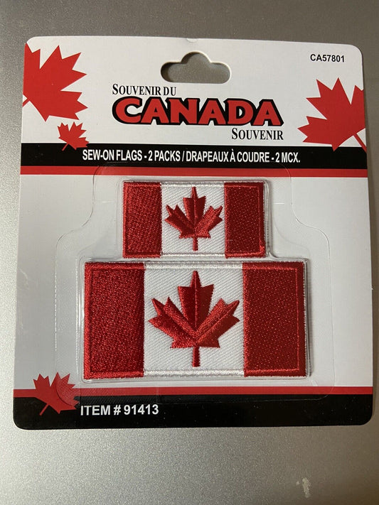 Canadian Flag Patch  (Set of 2)