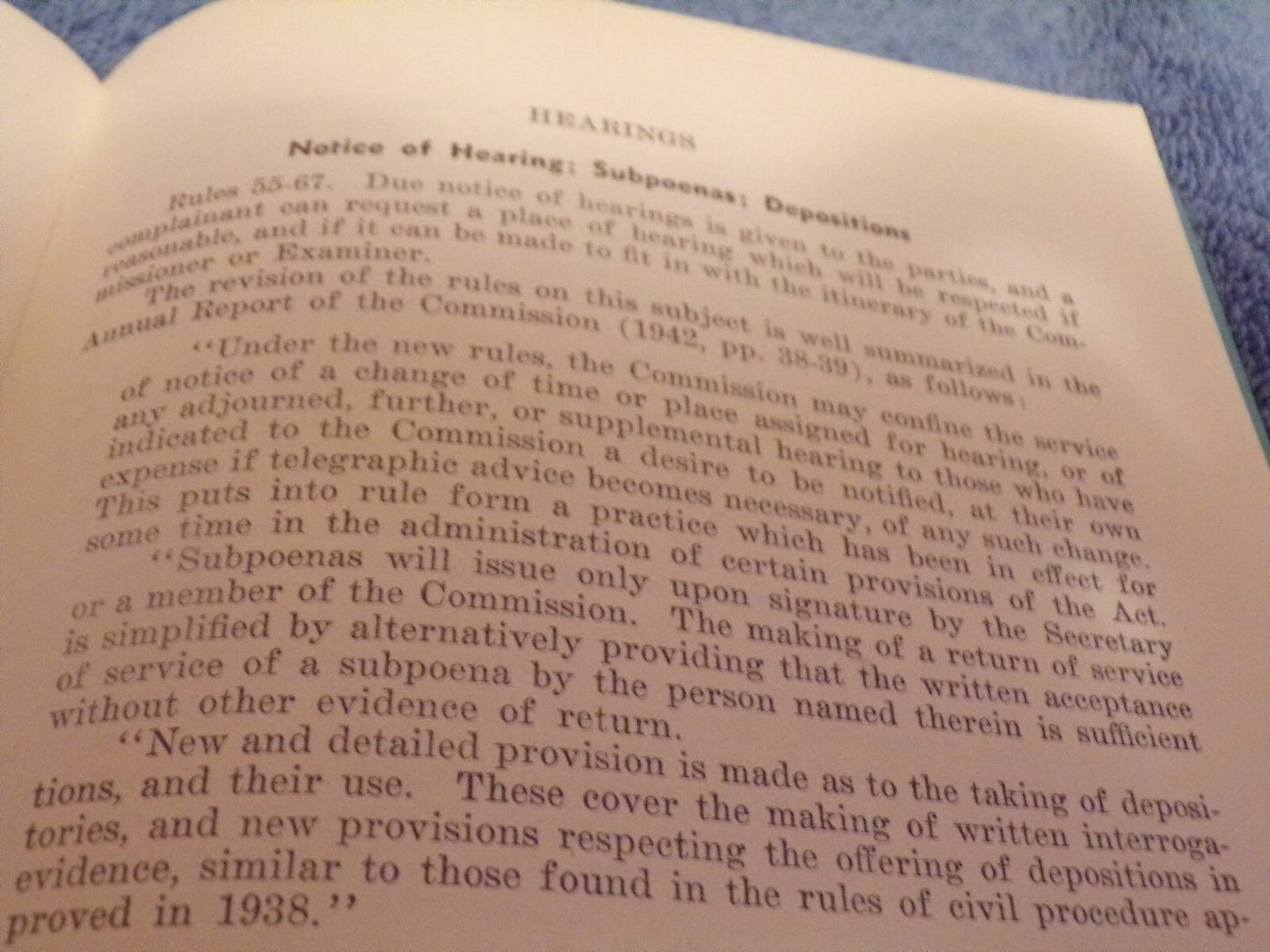 1945 Manual of Practice and Procedure Before the Interstate Commerce Commission