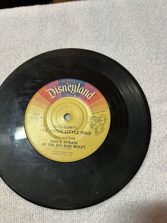 DISNEYLAND:  THE THREE LITTLE PIGS STORY AND SONG 1978