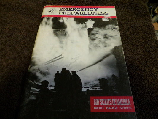 Emergency Preparedness Boy Scout Merit Badge Book-1972 Edition