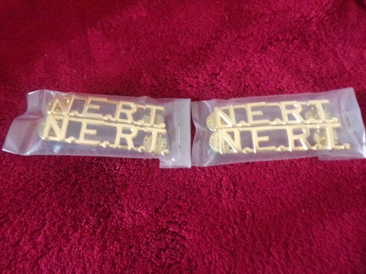 Gold Northland Emergency Response Team (N.E.R.T) Collar Brass Set-BOGO