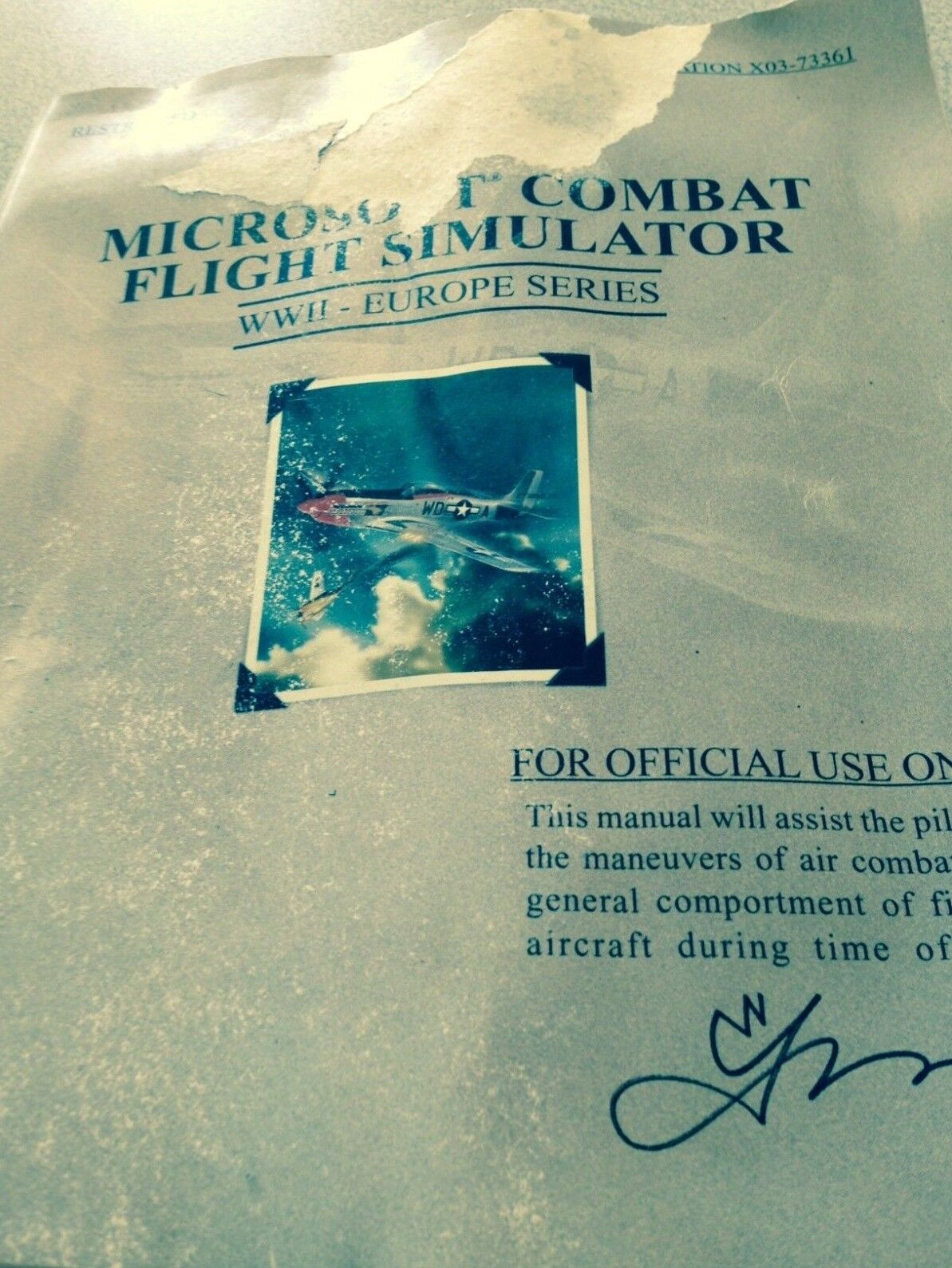 Microsoft Combat Flight Simulator WWII Europe Series Strategy Guide Tricks Tip