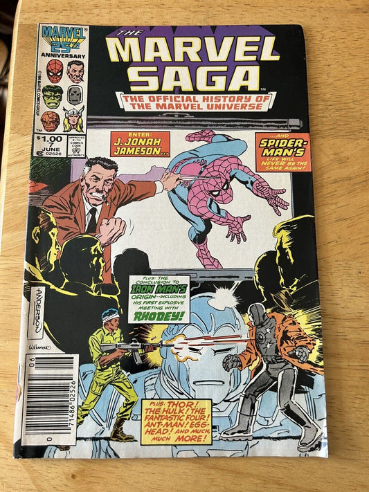 Marvel Comics:  The Marvel Saga Issue #7, June, 1986