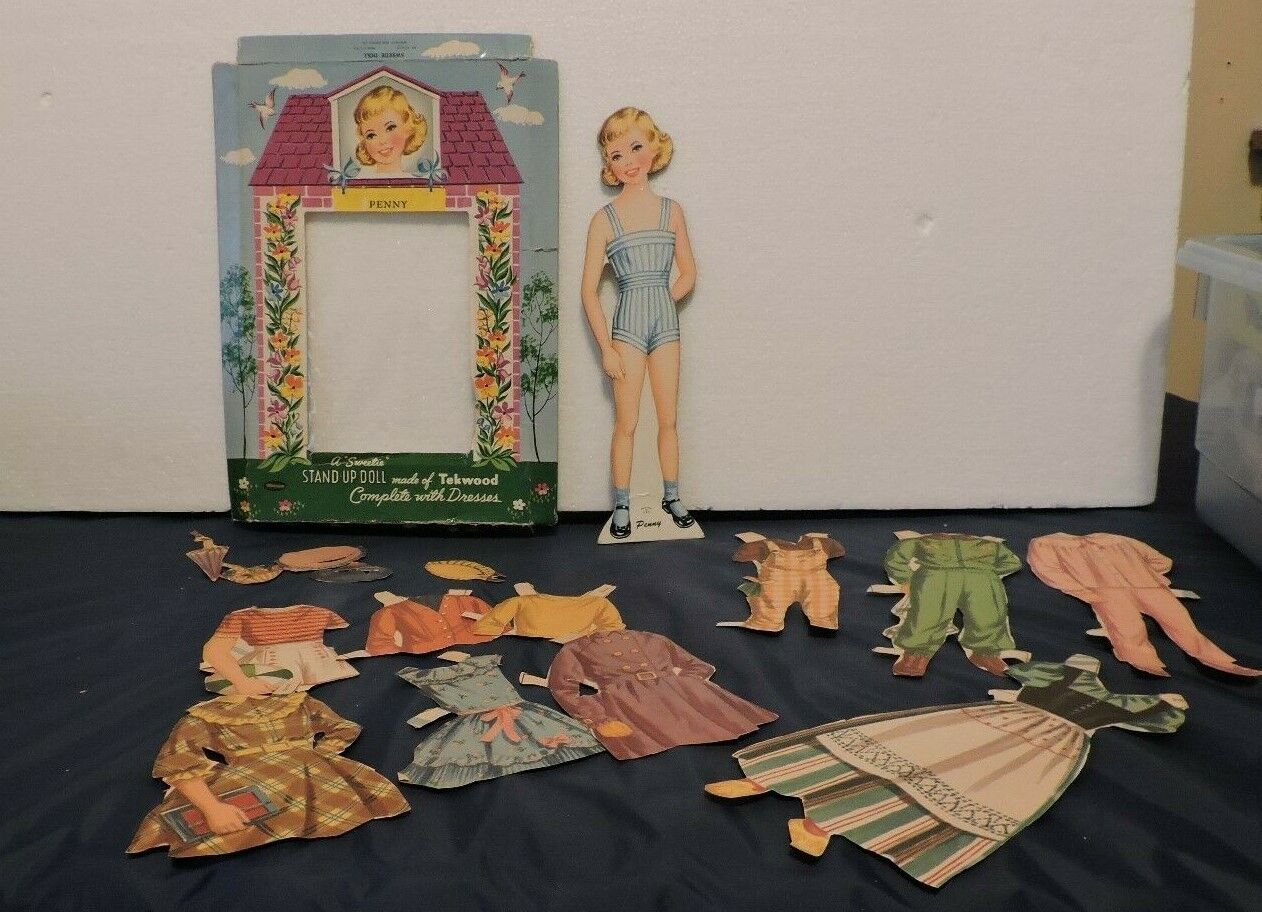 "PENNY " A VINTAGE  PAPER DOLL SET