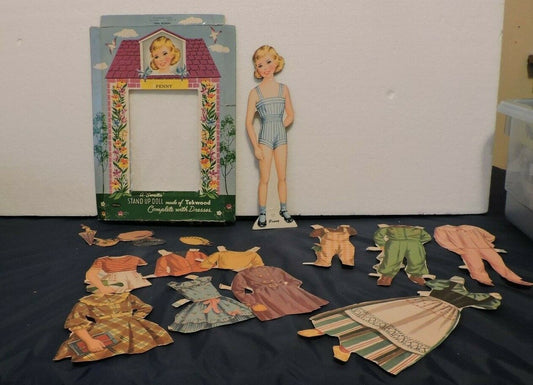 "PENNY " A VINTAGE  PAPER DOLL SET