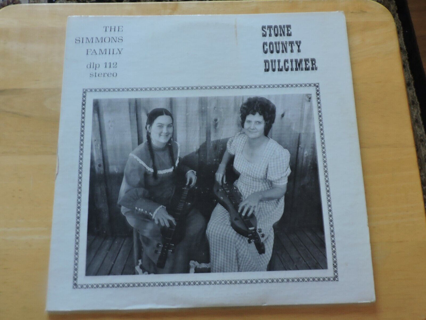 The Simmons Family Stone County Dulcimer Vinyl Album