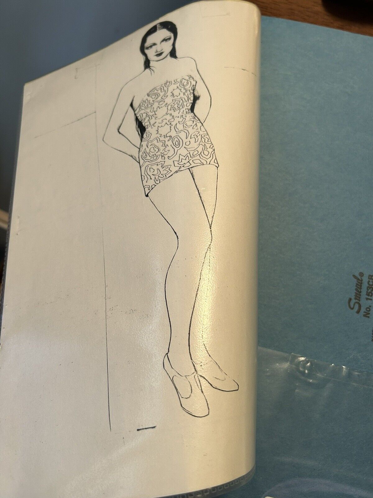 Paper Doll (Collectable): Copy of Art Work & Modified Paper Doll with Documents