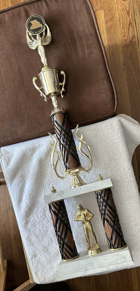 TROPHY: PHOTOGRAPHY AWARD, 27X 7X3.75 INCHES