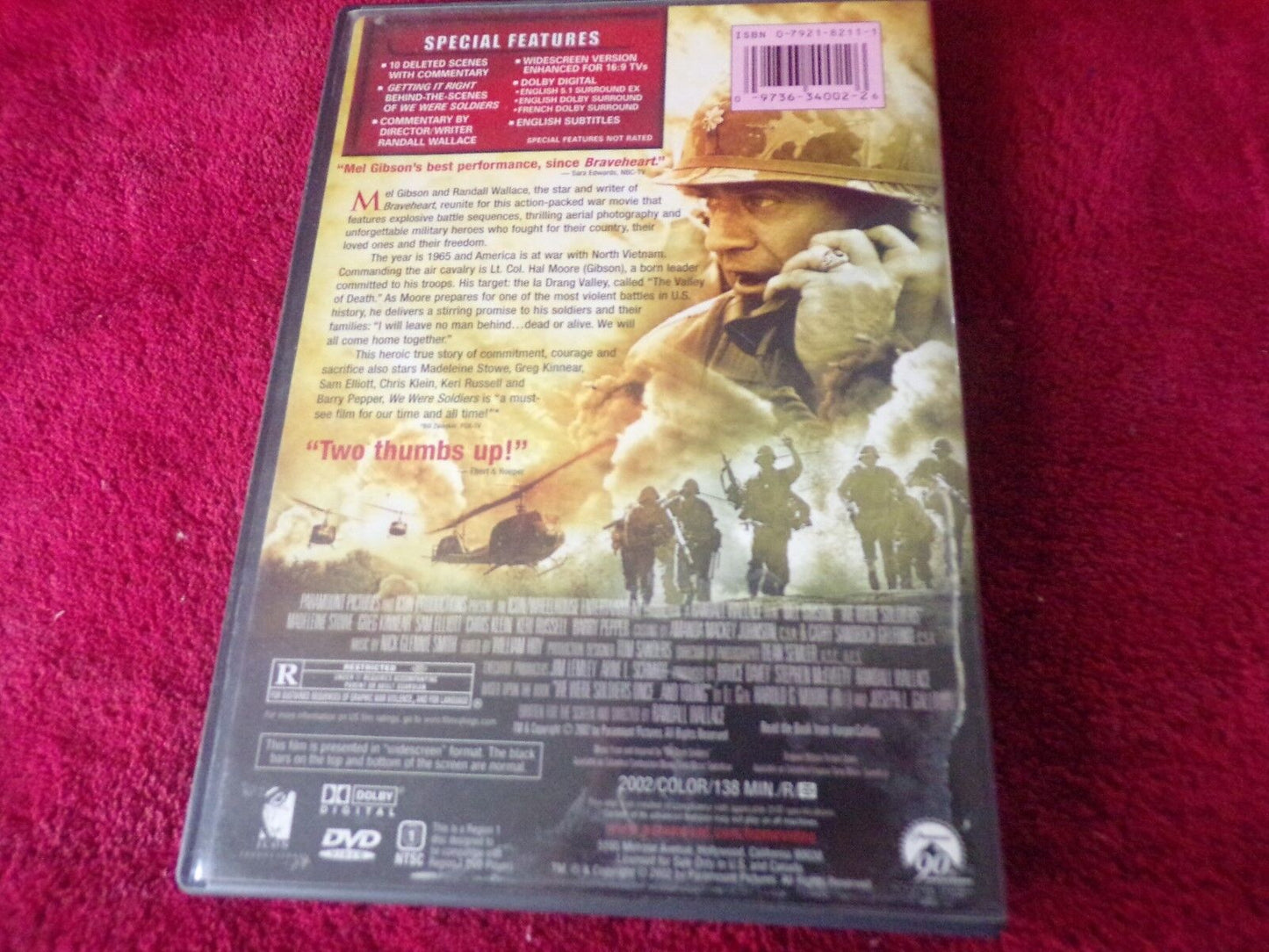 We Were Soldiers (DVD, 2002)