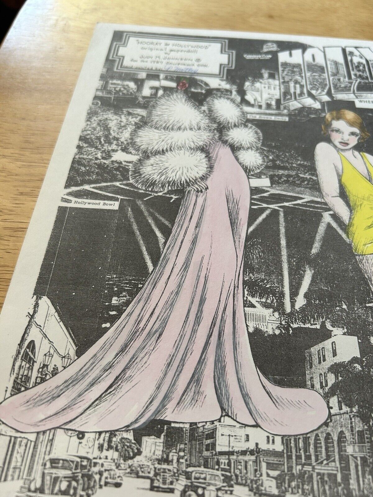 HOORAY FOR HOLLYWOOD ORIGINAL PAPERDOLL BY JUDY M. JOHNSON 1986
