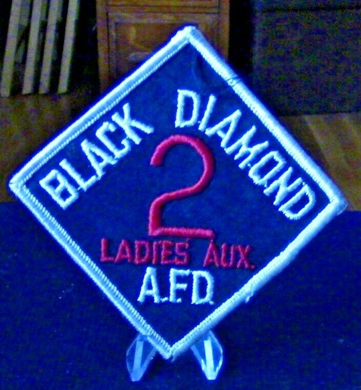 Company Closed:  Black Diamond No. 2 Ladies Aux. AFD Patch