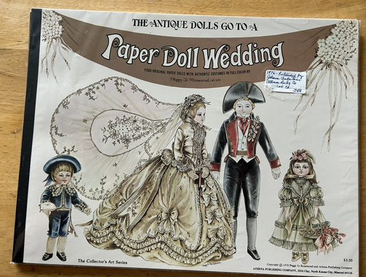 THE ANTIQUE DOLLS TO TO A PAPER DOLL WEDDING 1976 UNOPENED