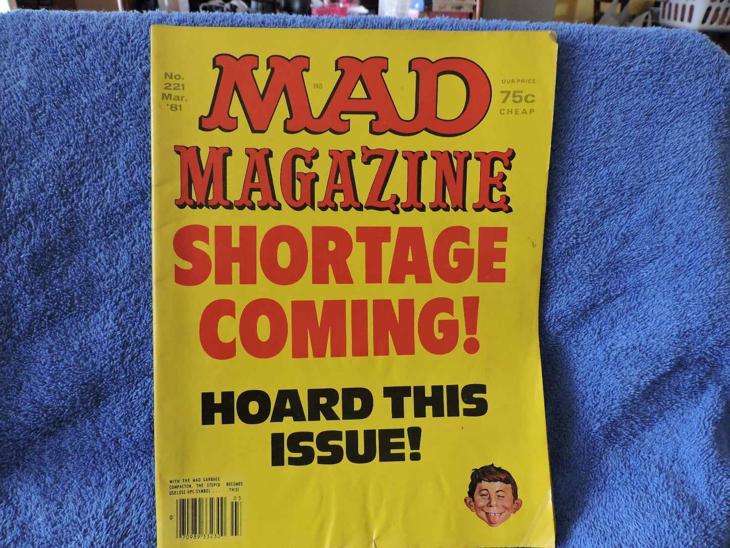 Mad Magazine,No. 221, March, 1981, Shortage Coming
