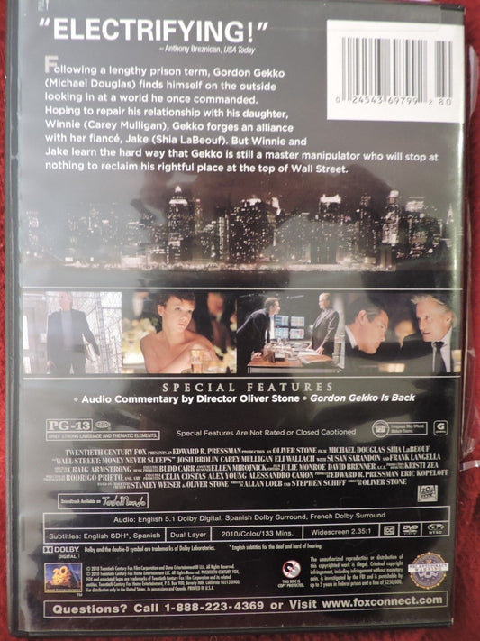 Wall Street: Money Never Sleeps  DVD 2010