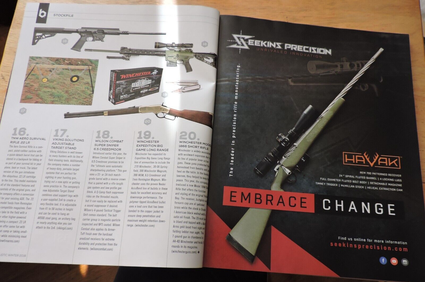 BALLISTIC MAGAZINE BATTLE READY WINTER 2018