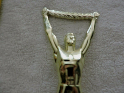 TROPHY--READY FOR A NEW NAME PLATE 7.5X6X3 INCHES