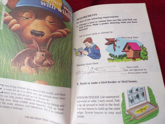 The Big Bear Cub Scout Book (BSA Cub Scout Manual) 1984 Edition