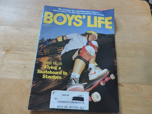 BOYS' LIFE MAGAZINE:  MARCH 1989: MIKE SCHMIDT: THE BEST 3RD BASEMAN IN HISTORY?