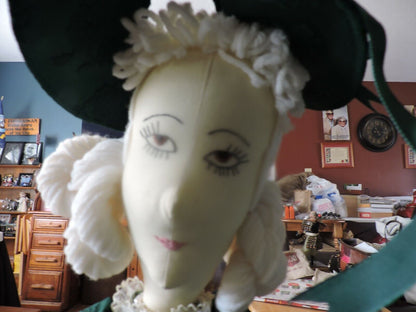 HAND MADE CLOTH DOLL  31 INCHES  OOAK