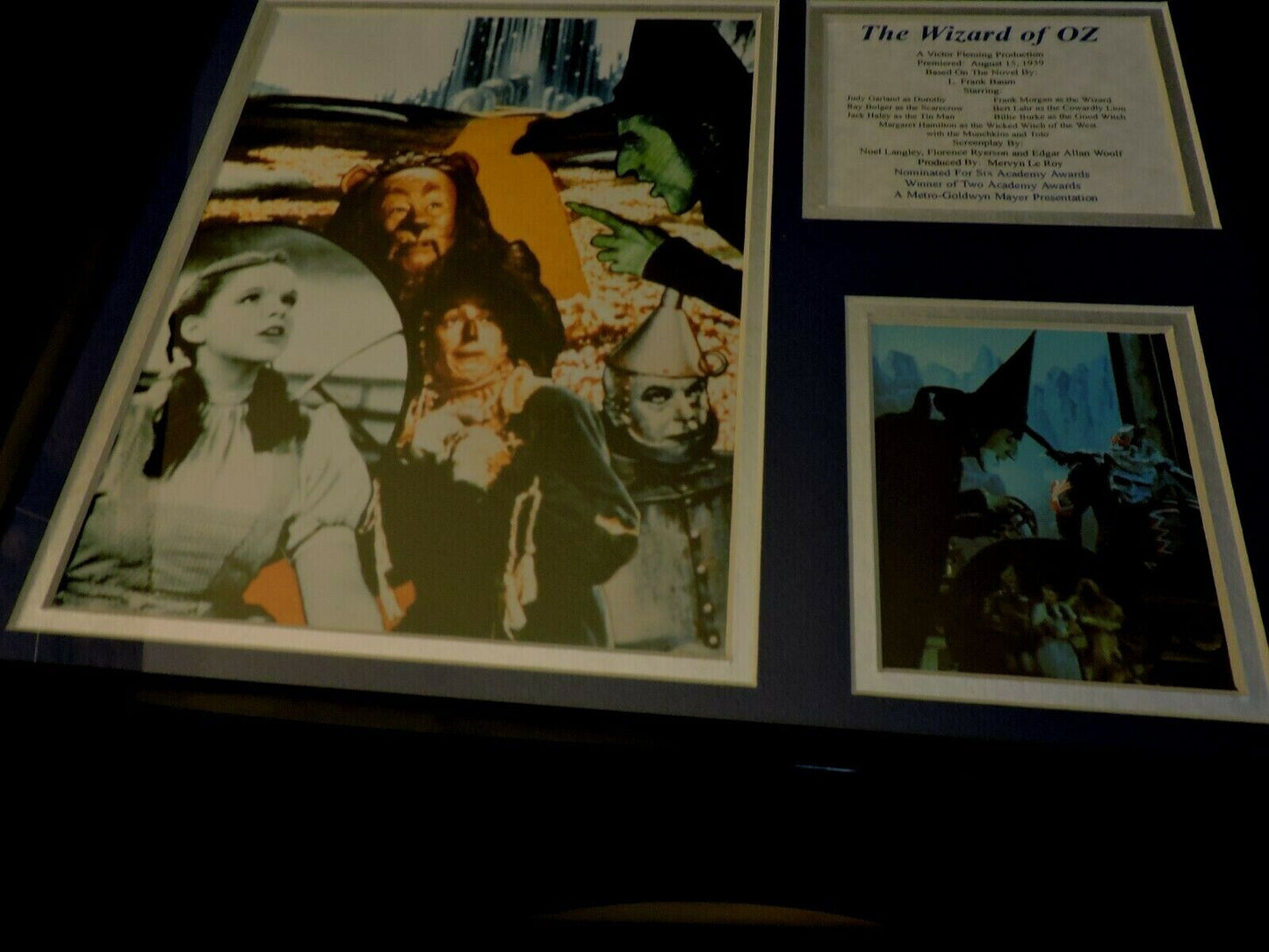 WIZARD OF OZ PICTURE COLLAGE 14X11 INCHES