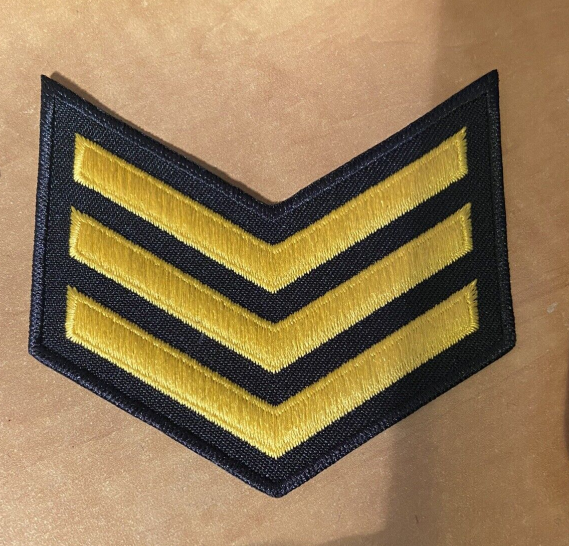 U S Naval Sea Cadet Corps (USNSCC): Seaman Rank Chevrons Uniform Patch