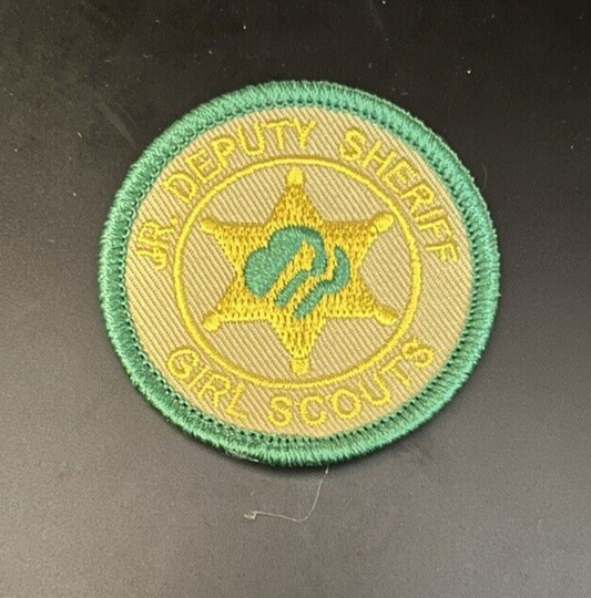 Girl Scouts: Jr. Deputy Sheriff Iron on Patch