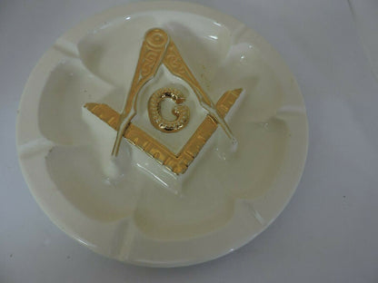MASONIC DECORATIVE HANGING PLATE 8.5 INCHES ROUND