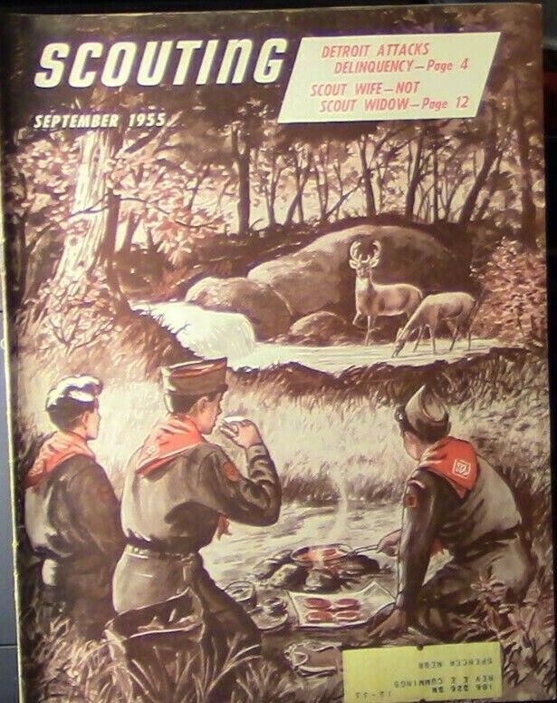 Scouting: A Magazine for Adult Scouters:  (September, 1955 Printing)