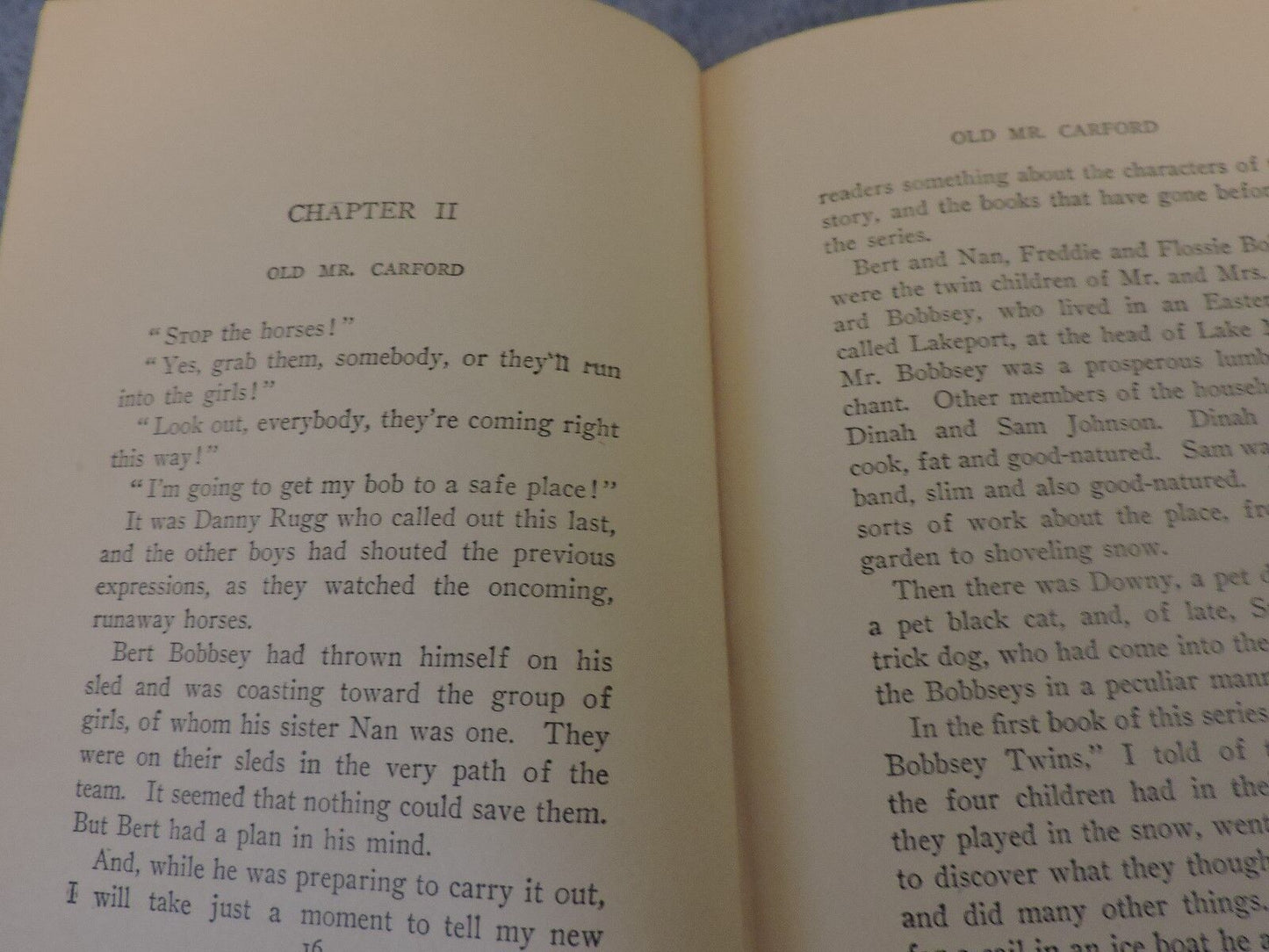 The Bobbsey Twins At Snowlodge by Laura Lee Hope, 1913 printing