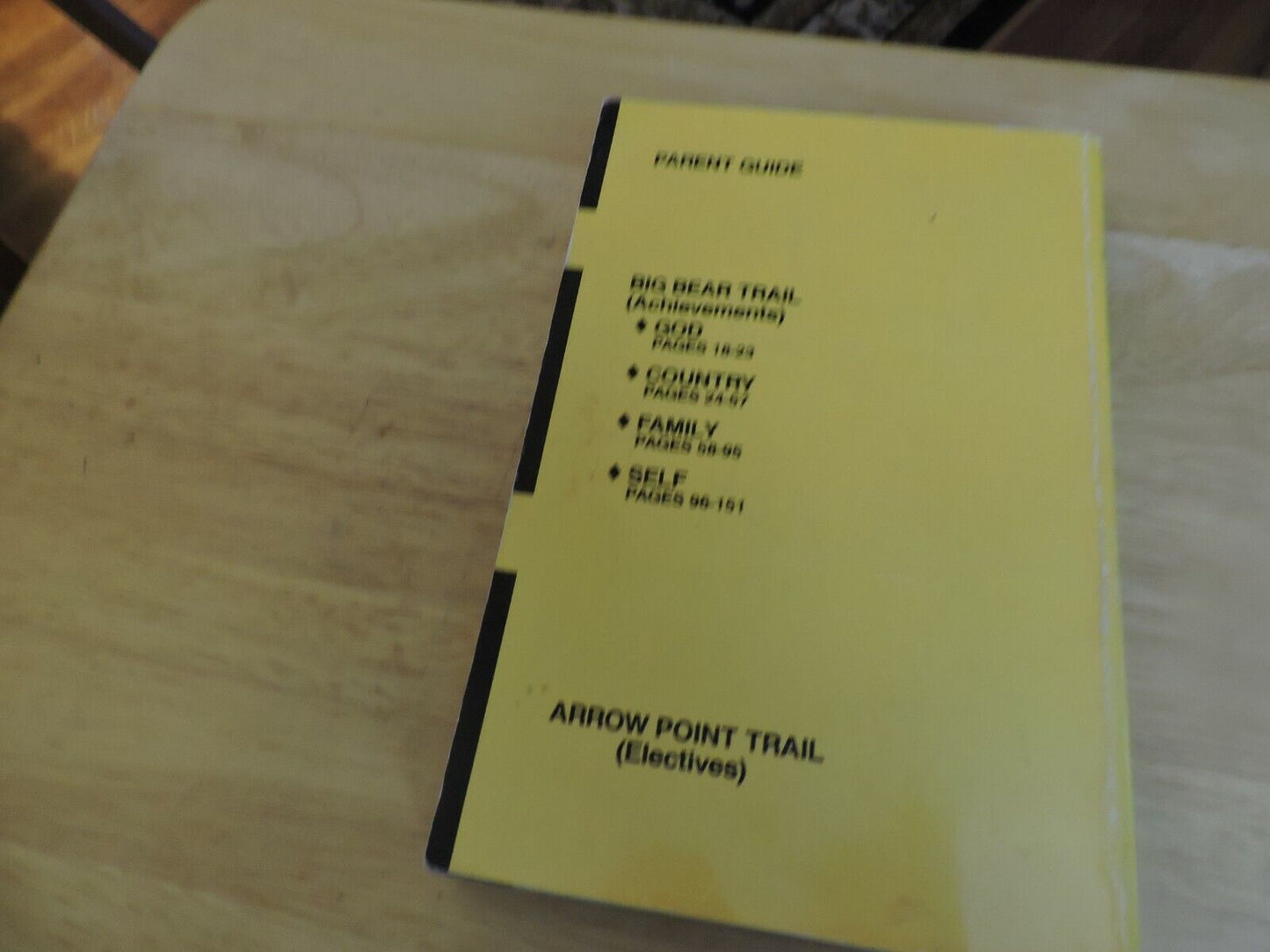 THE BIG BEAR CUB SCOUT HANDBOOK 1990 PRINTING