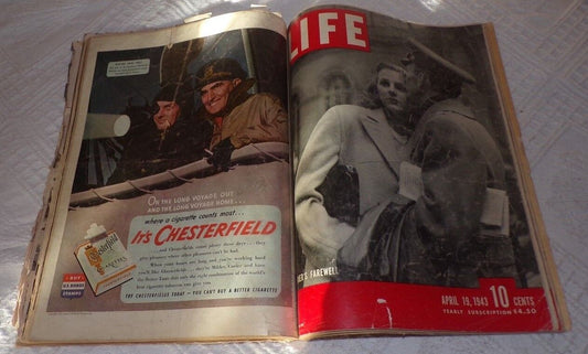 Life Magazine: April 5, 12, 19, 26 1943 Editions
