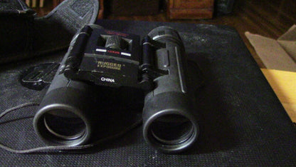 Rugged Exposure 10 X25 Binoculars with Case (Fully Coated Optics)