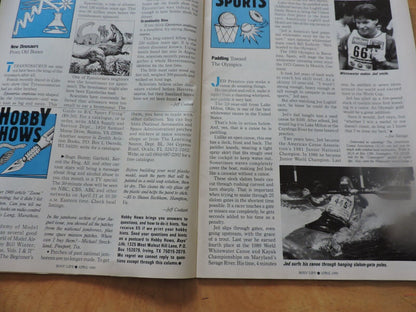BOYS' LIFE MAGAZINE--APRIL 1990--HOW TO CATCH SOME WHOPPERS