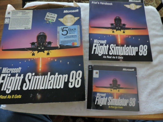 MICROSOFT FLIGHT SIMULATOR 98 AS REAL AS IT GETS 1998