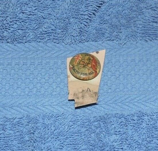 Vintage "Health For All"  World Health Organization Lapel Pin
