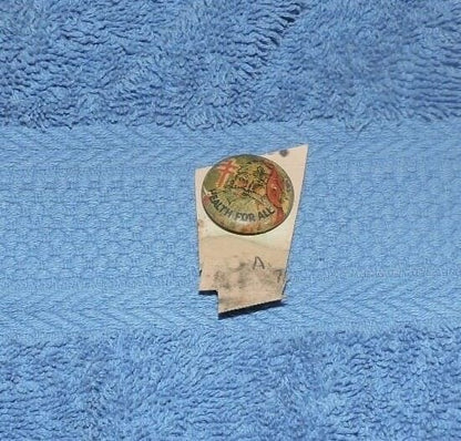 Vintage "Health For All"  World Health Organization Lapel Pin