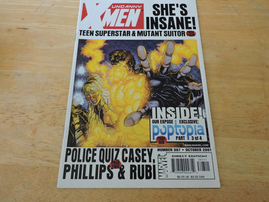 The Uncanny X-Men Issue 397  NSHE'S INSANE! TEEN SUPERSTAR & MUTANT SUITOR