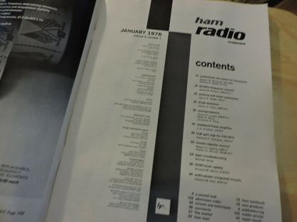 HAM RADIO MAGAZINE JANUARY 1976