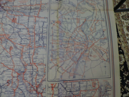 MIRACLE FOLD ROAD MAP OF  MISSOURI  (MOBIL)