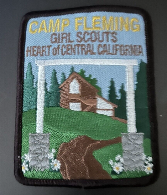 Official Girl Scout: Camp Fleming Girl Scouts Heart of Central California Patch