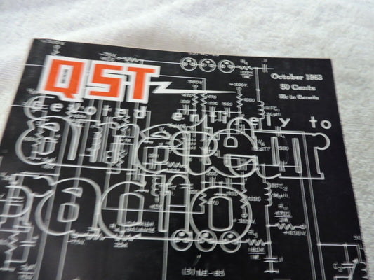 QST AMATEUR RADIO MAGAZINE OCTOBER  1963